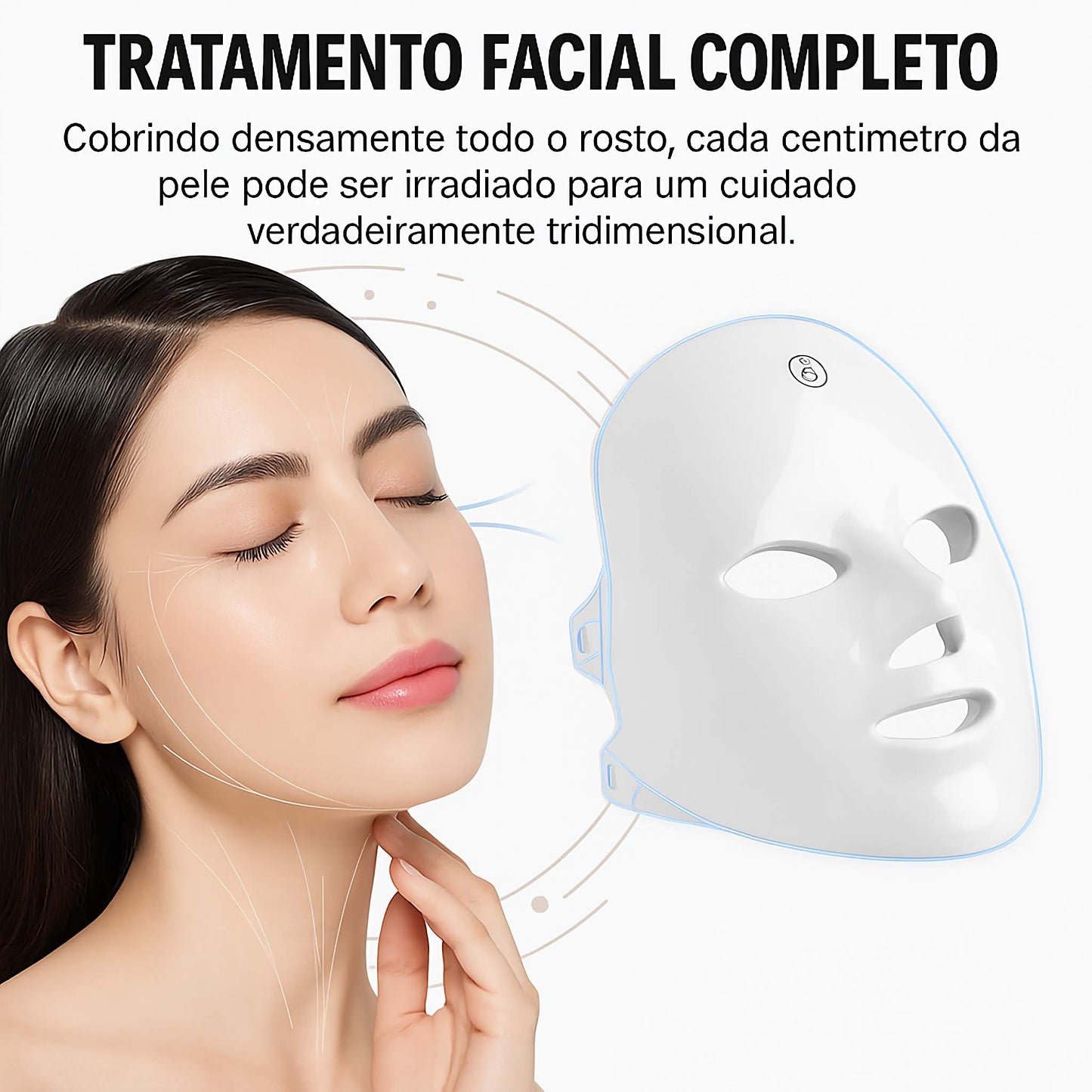 DermaLuz™ – Kit de Terapia de Alta Frequência Facial