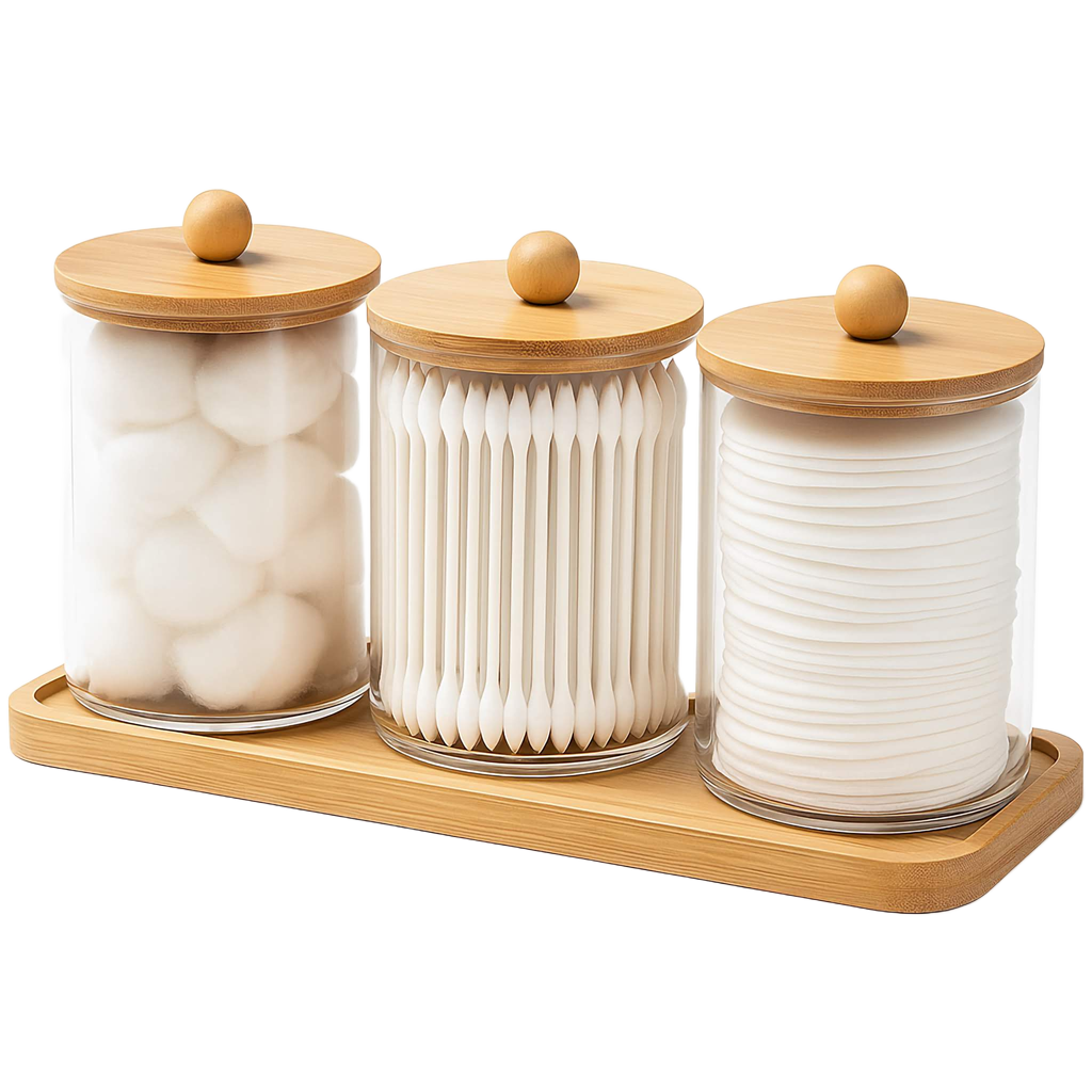 Kit Organizadores Elegance Bamboo