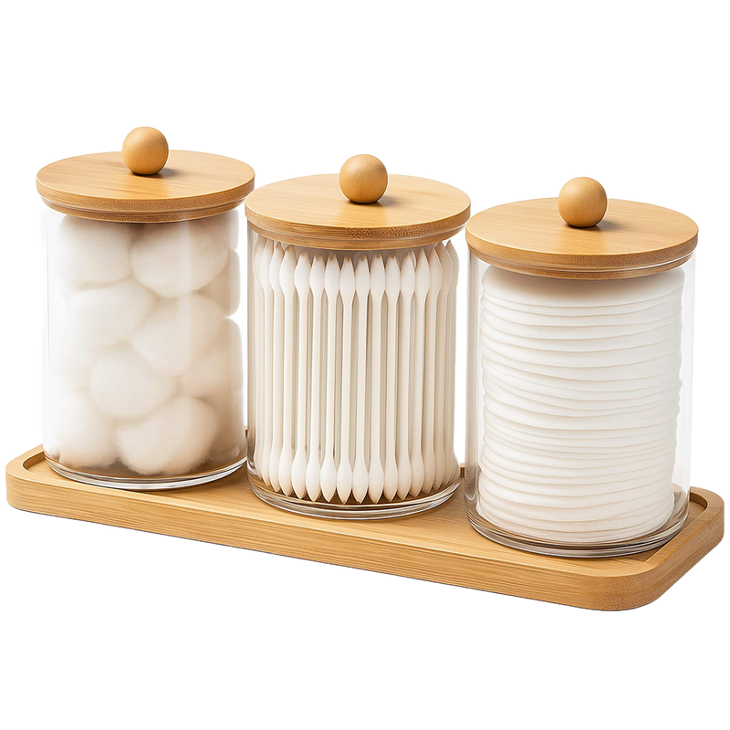 Kit Organizadores Elegance Bamboo