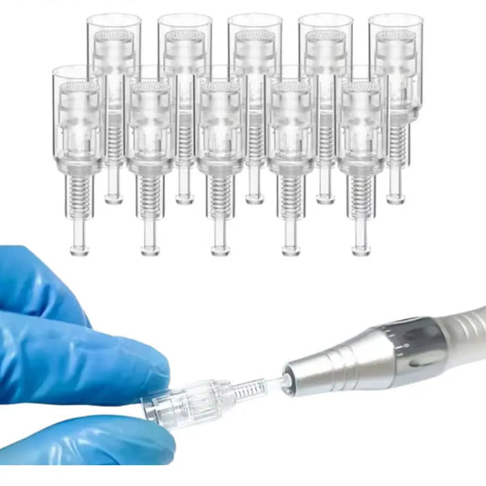 Cartucho de Microagulhamento Rosqueável Premium – 1 Ponta e 36 Pontas (Compatível com Dermapen)