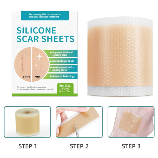 Silicone Scar Sheets – Rolo de Silicone para Cicatrizes